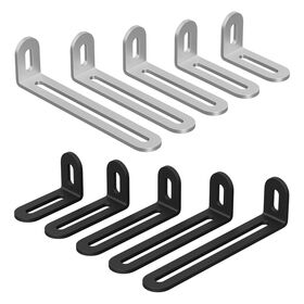 Étagère en Acier, Angle et Supports Muraux - Solutions de Montage Personnalisées pour le Rangement et l'Organisation