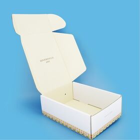 صندوق شحن ورقي فاخر مخصص مطبوع بشعار عالي الجودة لمستحضرات التجميل/الملابس/صندوق هدايا