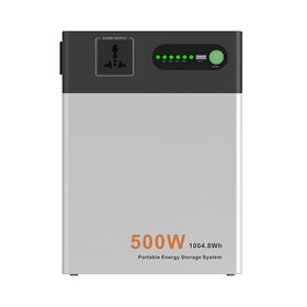 Tragbarer Lifepo4 Solar-Generator 500W 1kWh für Off-Grid-Heim-Backup, Smart Mobile Power Station mit USV-Funktion