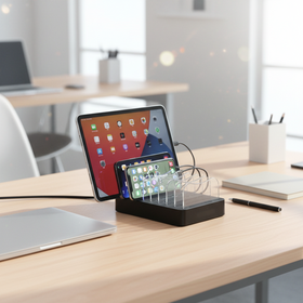 Hersteller kundenspezifische elektrische Restaurant DC Fast Home Typ C USB tragbare öffentliche Handy-Ladestation für Mobiltelefone