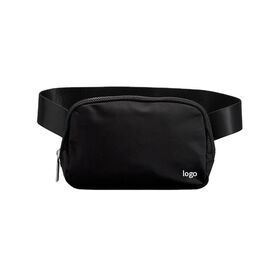 Señoras al por mayor promoción colorida nylon impermeable negro Fanny Pack cinturón cintura Bolsas Pack para Niñas