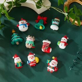 2D/3D Weiche PVC-Weihnachts-Tischdekoration - Mini-Dekorationen mit individuellem Design für Zuhause