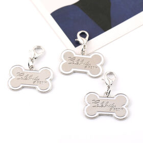 Wholesale Pet ID tags Custom Engraved alloy Pet Tag