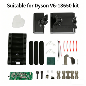 Kit de boîtier de batterie de remplacement à prix d'usine pour aspirateur d'outil électrique V6 V7 V8 V10 V11 DC13, boîtier de batterie avec BMS PCB