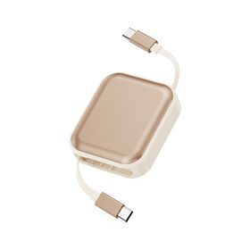 Produits Tendances : Câble de Données Rétractable Carré 240W Charge Rapide Type C pour Téléphone Portable