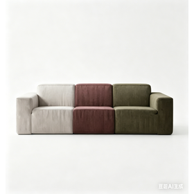 Luxuriöses Komfortables Modulares Sofadesign Hochwertiger Sofastoff Möbel für Wohnzimmer