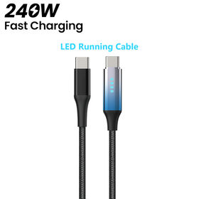 Sunlike LED Ladekabel, Bluetooth Smart Kabel, Metallstecker, geflochtene Ummantelung, langes SR, ODM & OEM