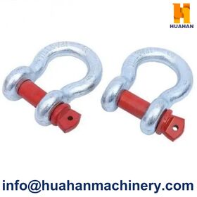 Grillete de Anclaje con Perno Tipo G209 de EE. UU., Acero al Carbono Forjado en Caliente, Galvanizado por Inmersión en Caliente para Aparejos de Elevación