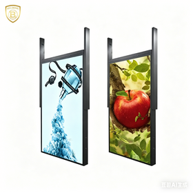 Hot Sale 32-65 Inch Indoor Advertising Display Screen Double Side Non-Touch Window Digital Signage Display for Shopping Mall
