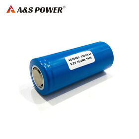 Batería de Litio Ferro Fosfato (LiFePO4) 26650 de 3.2V y 3200mAh con 2000 Ciclos para Coche de Detección de Monorraíl
