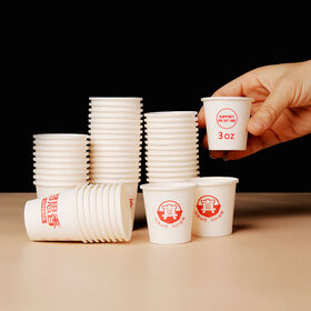 Vasos de Papel Desechables Reciclables de Grado Alimenticio de 3oz, 3.5oz, 4oz con Recubrimiento de PE para Cata de Tequila