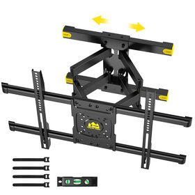 Schwenkbare TV-Wandhalterung mit langem Arm, Wandabstand 77-427mm