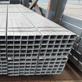 Tubes carrés structurels galvanisés à chaud pour le mur rideau Q195 ERW de fenêtre de porte soudé