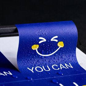 Custom Waterproof Window Sticker, Printed Logo Pattern Adhesive Label for Retail Store