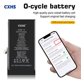 GXHS OEM Batería Pura de Cobalto de Alta Capacidad para iPhone 13 - Ideal para Talleres de Reparación, Mayoristas y Marcas