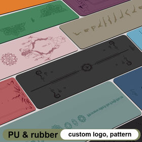 Natural Rubber PU Material Thick Yoga Mat Non-Slip, Eco-Friendly Fitness Exercise Mat for Women