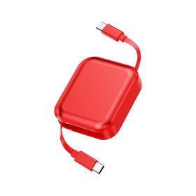 Câble de données de charge rapide 240W avec technologie 2026, câble de données carré rétractable de type C pour téléphone portable moderne