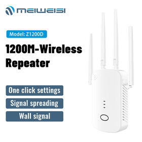 Repetidor WiFi de Largo Alcance 1200Mbps Amplificador de Señal Inalámbrico Router Extensor