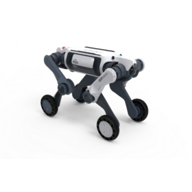 Electric long endurance medium-sized wheel legged load-bearing robot