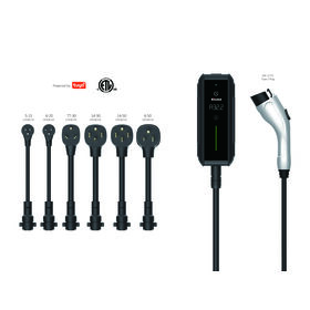Pengisi Daya EV AC Portabel Level 2 7.7KW 32A Tipe 1 J3400 dengan WiFi Tuya untuk Perjalanan Pintar
