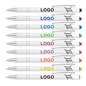 Multifunktionaler Stylus-Stift mit individuellem Logo, einziehbarer Kugelschreiber aus Aluminiummetall, Touchscreen-Stift