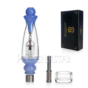 2026 Phoenix Star Neuer Mini 6-Zoll-Nektarsammler mit 14mm Titan-Nagel DAB-Stroh Glasrohr Nektarsammler-Kit