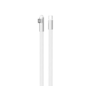 2026 el último vendedor superior 240W ayuna el tipo plano ligero de carga C del cable de datos USB del RGB de 90 grados para el viaje diario