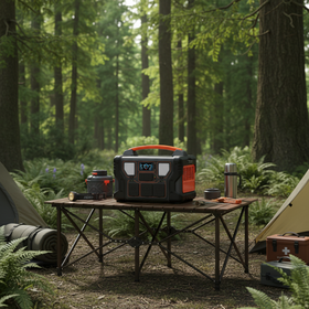 Generator Pembangkit Listrik Tenaga Surya Portabel Outdoor 1200W Baterai LiFePO4 Pure Sine Wave untuk Camping