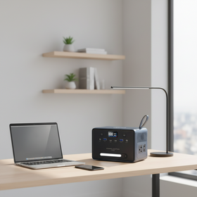 Station d'énergie portable 100W, générateur solaire extérieur, batterie Lifepo4 rechargeable, mini prise AC USB-C électrique à charge rapide pour camping