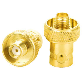 Large Mesh Disc BNC-K/SMA-K Straight Gender Changer BNC SMA Female-Female Connector