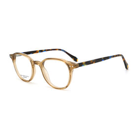 Optische Rahmen aus biologisch abbaubarem Acetat, recycelte Vintage-Brillengestelle. Globaler Recycling-Standard.