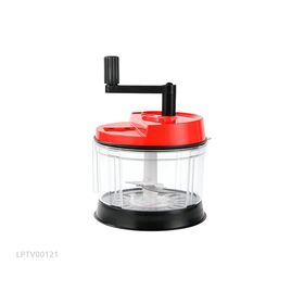 Manual de alimentos chopper 4L manivela cortador verduras 5 cuchillas gran capacidad cocina procesador BPA