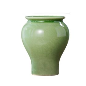 Crackle Glaze Ceramic Planter Wabi Sabi Home Garden Decorative Pot