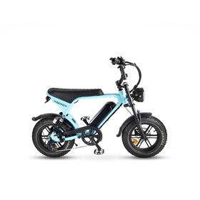NOUVEAU V8Ultra Mini Fatbike Électrique 16" en Acier au Carbone avec Freins à Double Disque Hydrauliques et Double Suspension pour Enfants et Adolescents