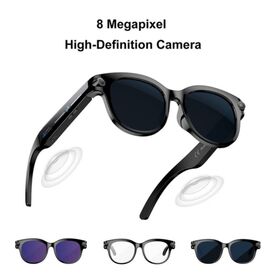 Gafas Inteligentes Mayoristas Asequibles de 8MP, Gafas con Cámara de Alta Definición y Gafas de Sol Inteligentes con Audio; Gafas Inteligentes con IA