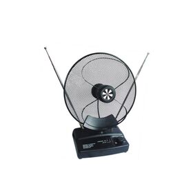 Antena de TV satelital giratoria de alto rendimiento OEM de fábrica para interiores con control remoto y amplificador