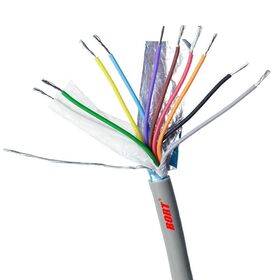UL2851 30AWG 2-adriges geschirmtes Twisted-Pair-Kabel, verzinntes Kupfer, 80C, 30V, PVC-Isolierung, Steuerleitung