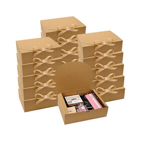 Luxe Carton Ondulé Mailer Emballage Boîte De Papier Logo Personnalisé Pliant Plat Kraft Boîte Cadeau pour Chaussettes Gaufrage