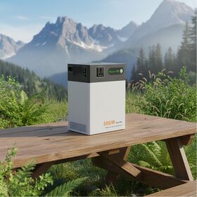 Générateur de Batterie Solaire Portable 500W Lifepo4 Mobile pour Camping Extérieur, Alimentation de Secours (UPS) 500 Watts en Gros