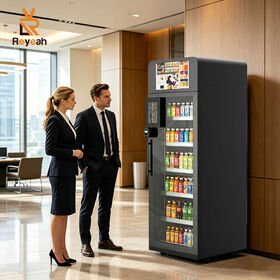 AI Visual Smart Vending Machine with Auto Inventory Check Cashless Payment SDK Cloud-Based Management for Office Buildings