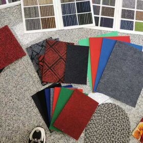 Thick 450g jacquard non woven carpet for home use