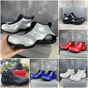BB hombres de lujo baloncesto zapatillas de gama alta diseñador auténtico calidad entrenadores negro rojo plata azul