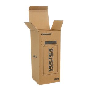 Caja de embalaje de papel estampado laminado mate para almacenamiento de calcetines E Commerce reciclado mate Caja de correo corrugado personalizado