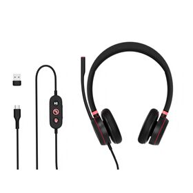 Professioneller Anbieter von Headsets für virtuelle Büromeetings, verstellbar, mit Geräuschunterdrückungsmikrofon, USB-C-Anschluss, Plug-and-Play