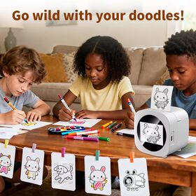 AI voice recognition kids printer camera