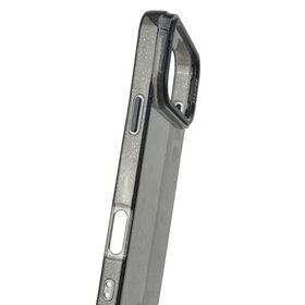 Glitter Dyed Phone Case with Aluminum Alloy Frame, TPU+PC Injection Molding Shockproof Cover