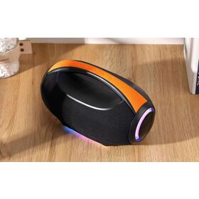 Venta caliente altavoz inalámbrico portátil 30W subwoofer música altavoz con RGB LED soporte TF tarjeta para interior/exterior uso del partido