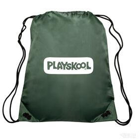 Logo imprimé personnalisé 210D polyester Sac À Dos À Cordon pour exposition salon conférence