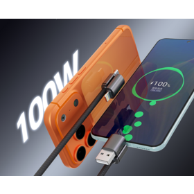 Ultra puissance élevée 100w 4 de produits d'économie d'argent dans 1 chargeur métallique de remplissage rapide de câble magnétique en aluminium pour le remplissage sans effort