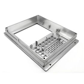 Plaque de Base d'Équipement Usinée de Précision CNC OEM Personnalisée en Aluminium, Support de Cavité de Cadre de Boîtier d'Instrument